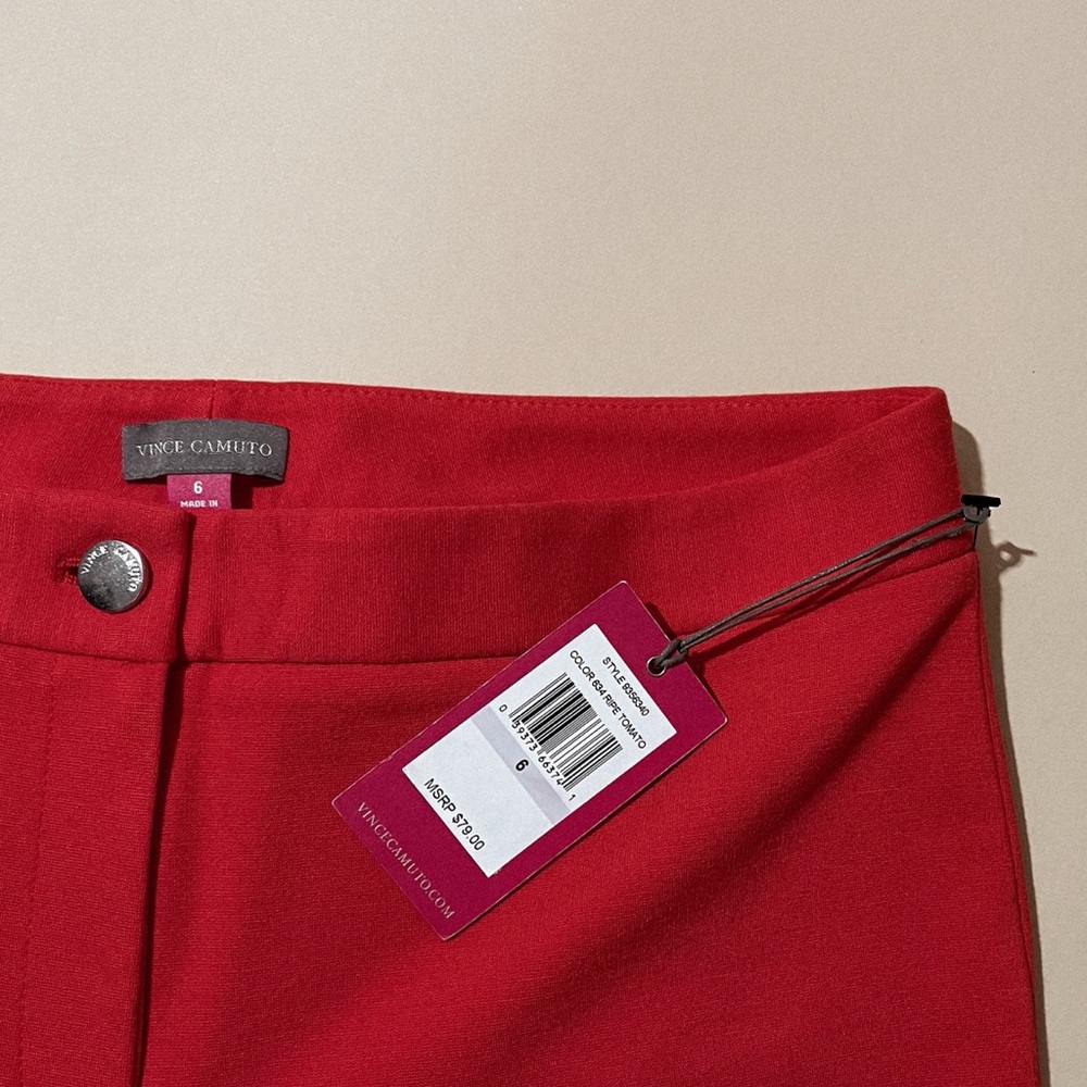 Vince Camuto Red Skinny Pant